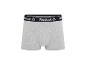 Grijze Reebok boxershort met zwarte tailleband en wit logo