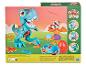Play-Doh Dino Crew speelgoed met dinosaurussen en een Play-Doh ei.