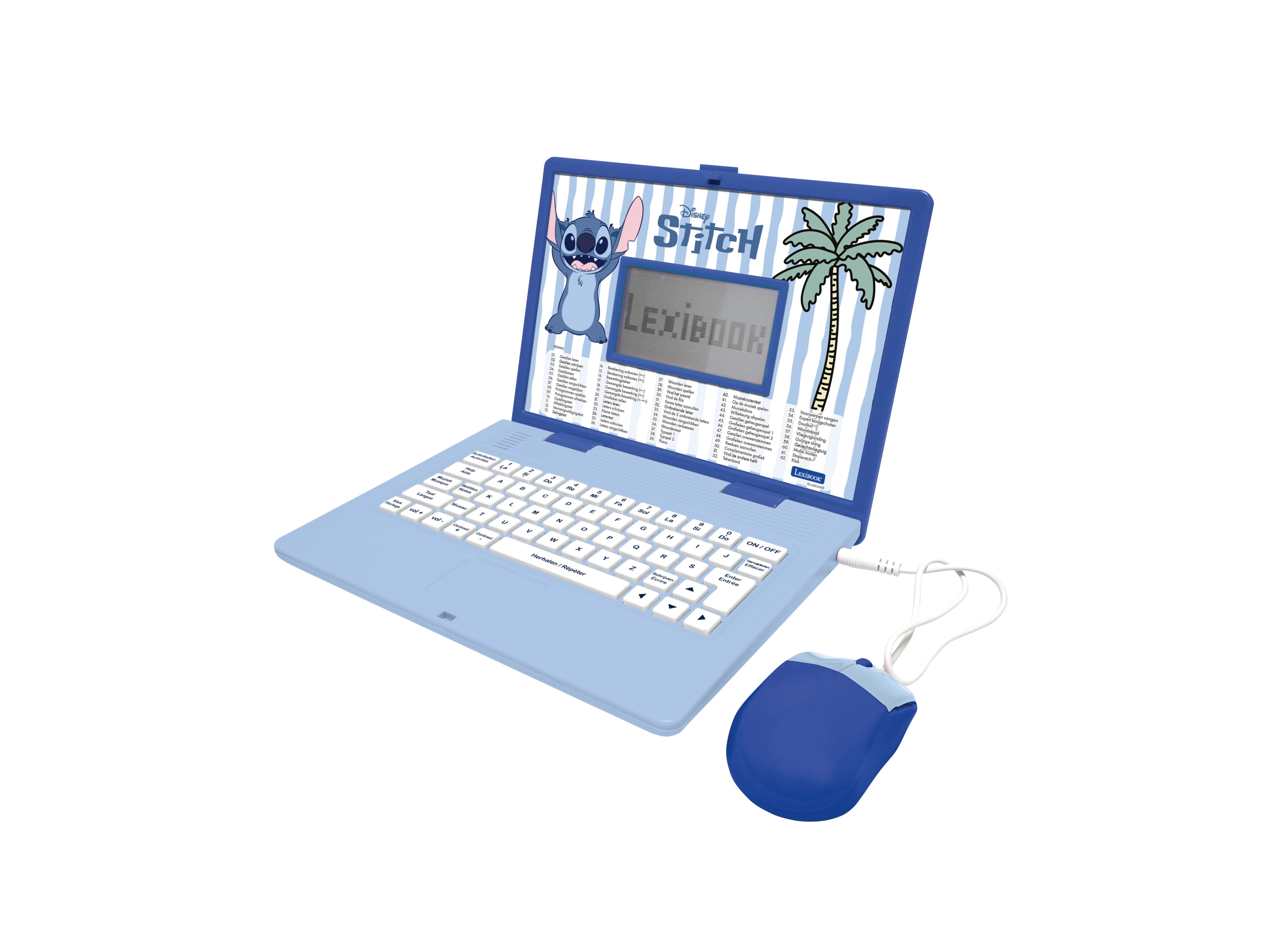 LEXIBOOK Educatieve kinderlaptop - tweetalig (Stitch) afbeelding