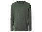 Olijfgroen T-shirt met lange mouwen voor heren