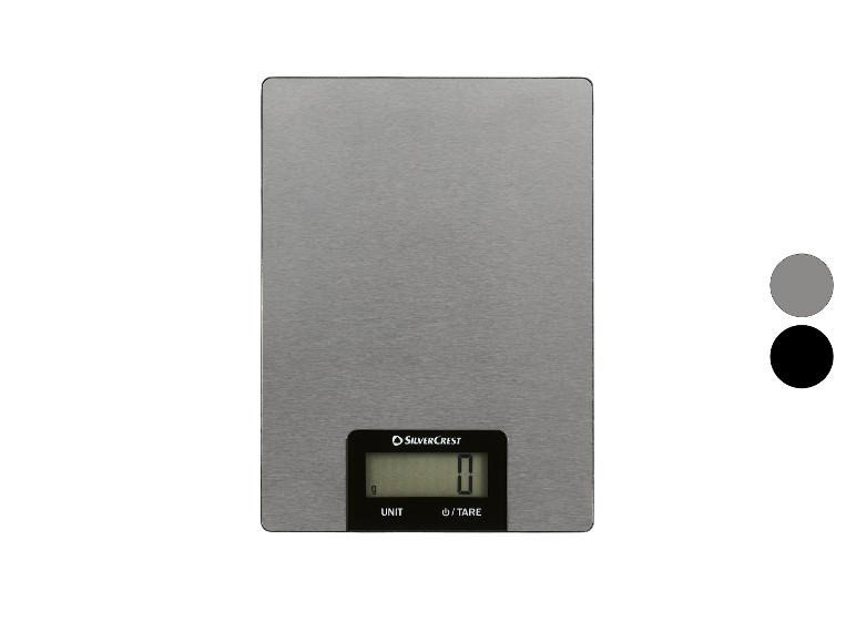 SilverCrest digitale keukenweegschaal van roestvrij staal