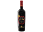 Fles rode Appassimento wijn uit Puglia, met een sierlijk etiket en een score van 87 punten.