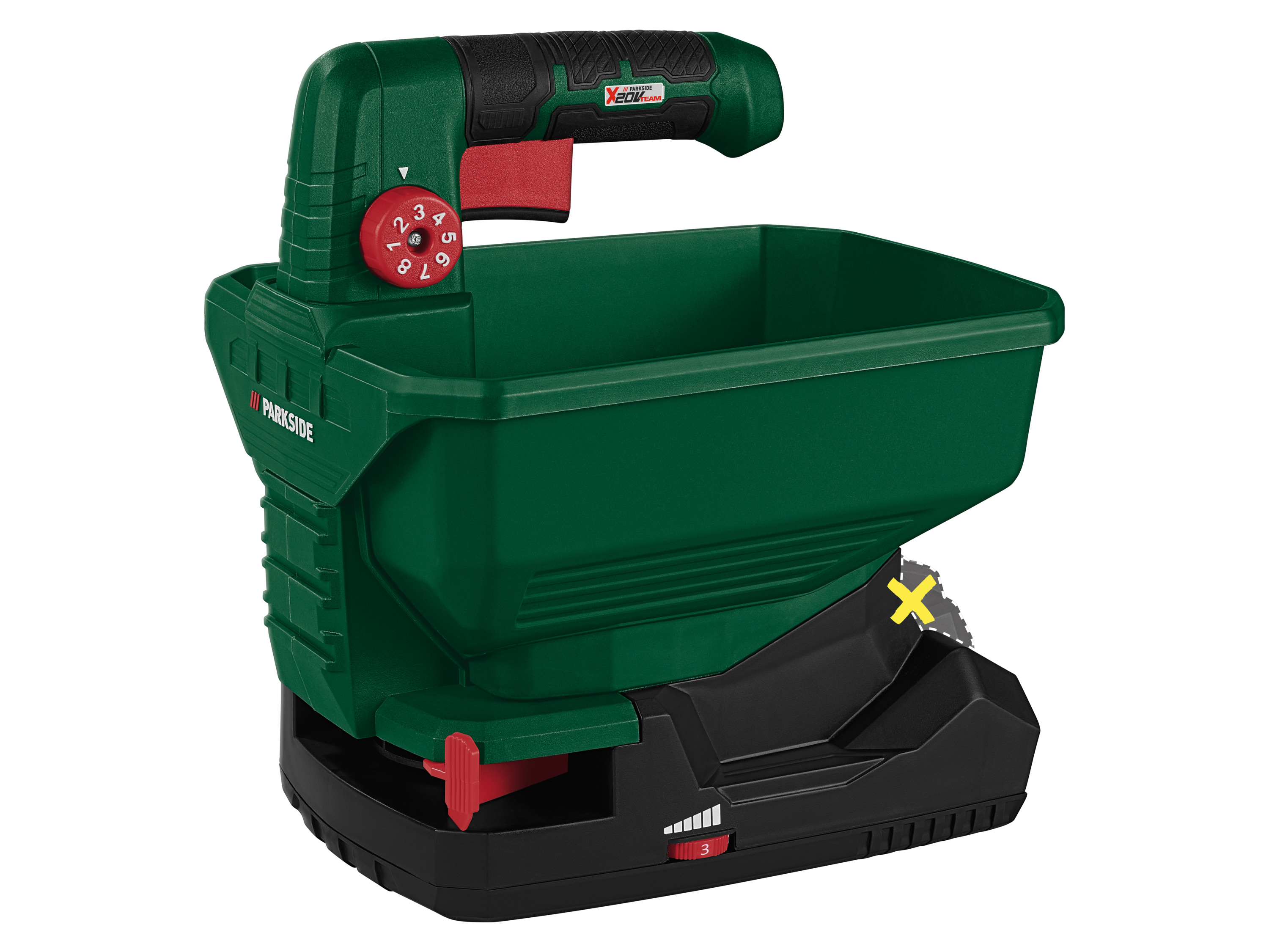 PARKSIDE Accu-handstrooier 20 V zonder accu en lader