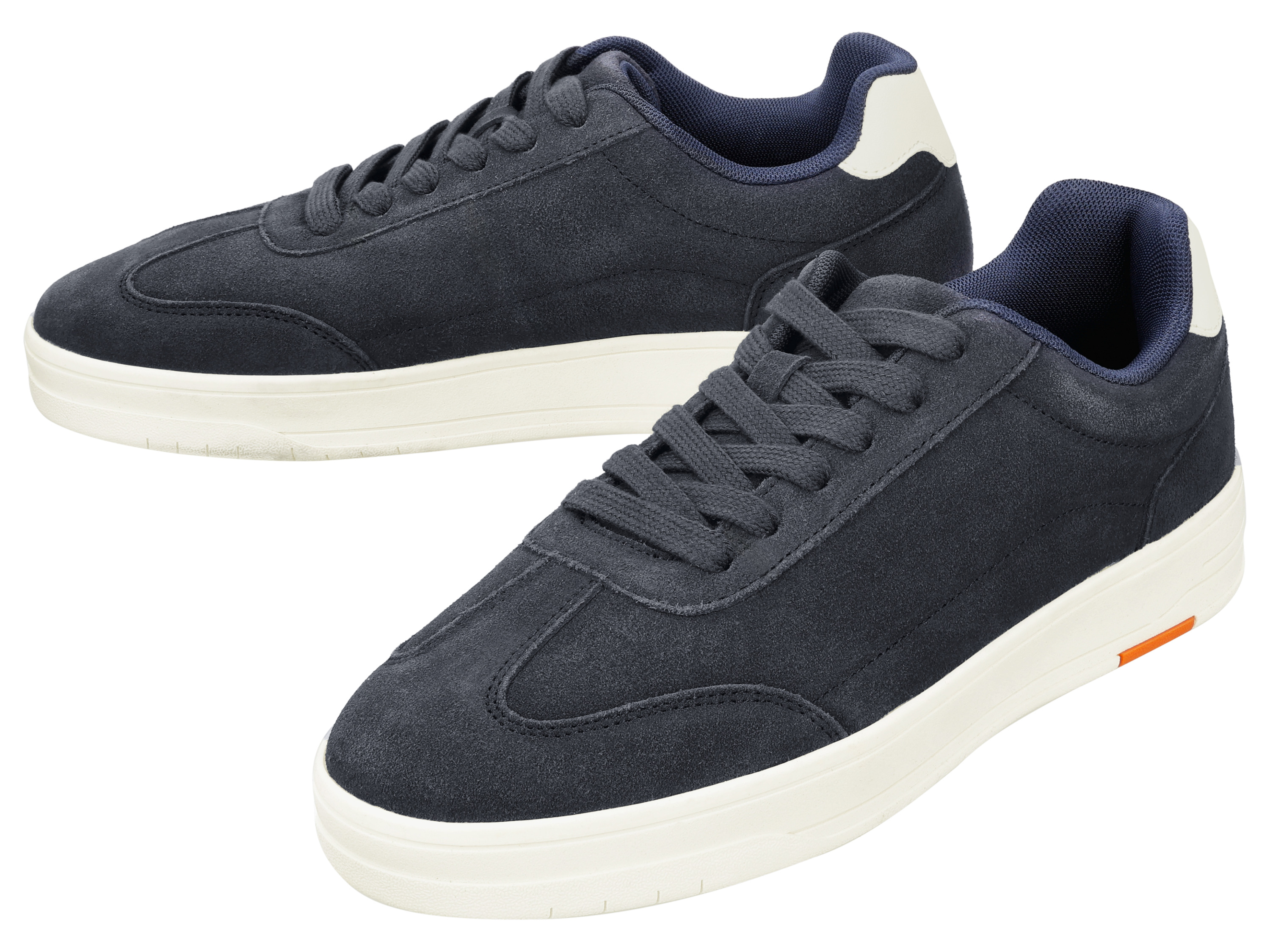 ESMARA MEN Heren schoenen, leer (Marineblauw, 43)