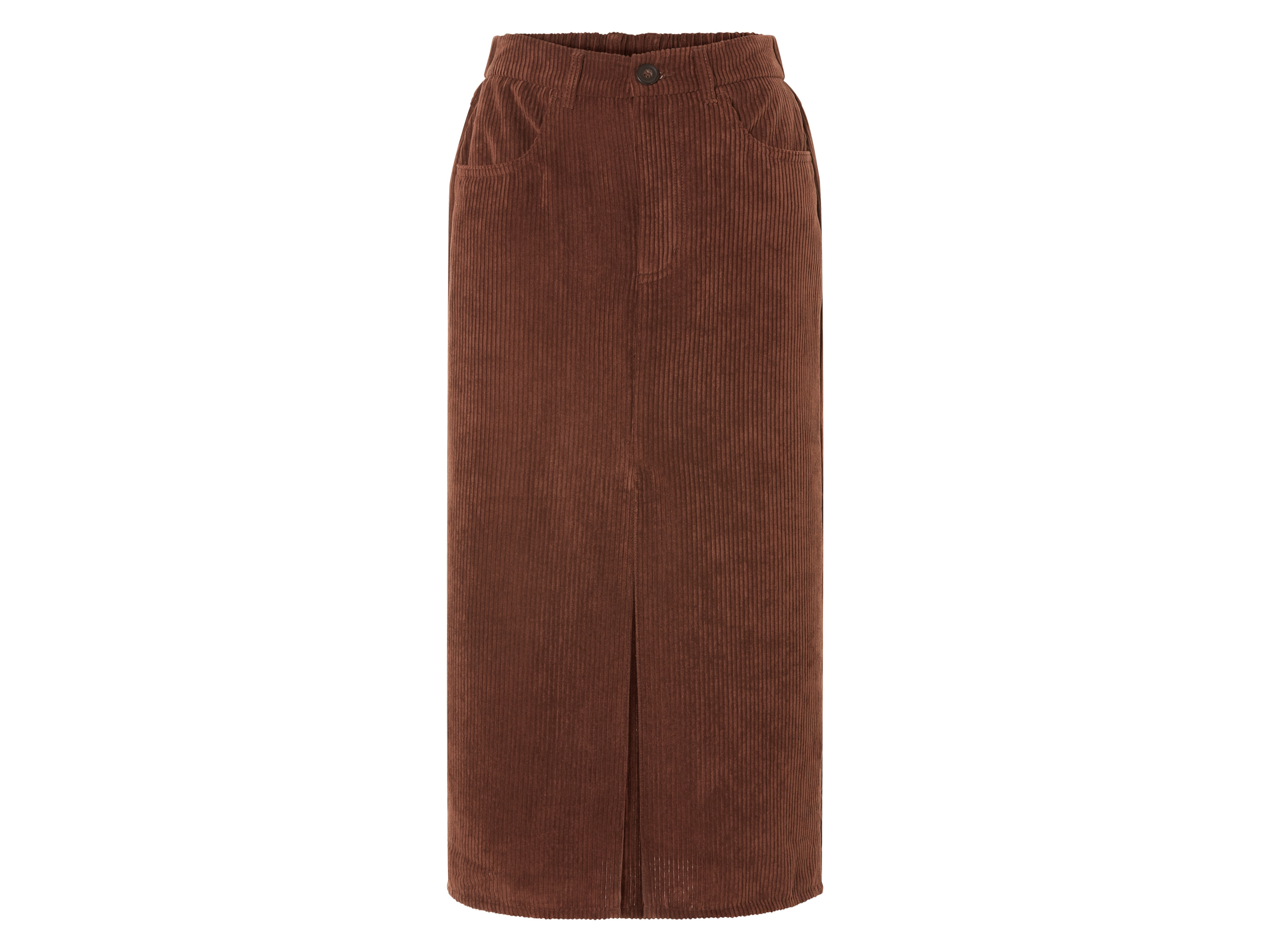 esmara Corduroy dames rok (34, Bruin) afbeelding