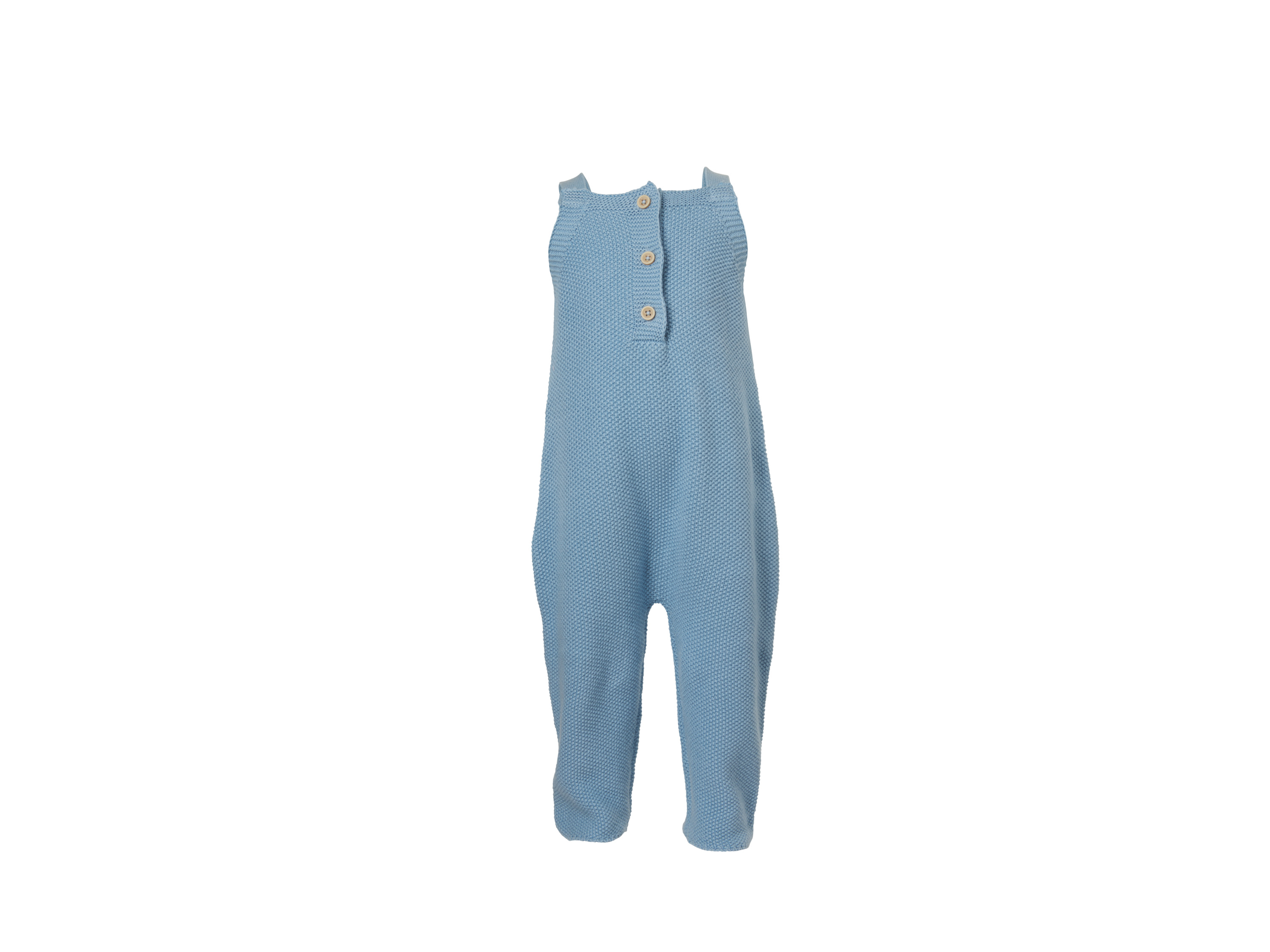 LUPILU Gebreide baby tuinbroek (Blauw, 50/56)