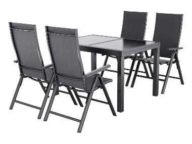 LIVARNO® 2 Aluminium Tuinstoelen Houston Set