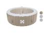Splash opblaasbare jacuzzi in beige met witte rand en kleurstalen