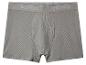 Grijze herenboxershort met geribbelde stof en esmara-logo op de tailleband.
