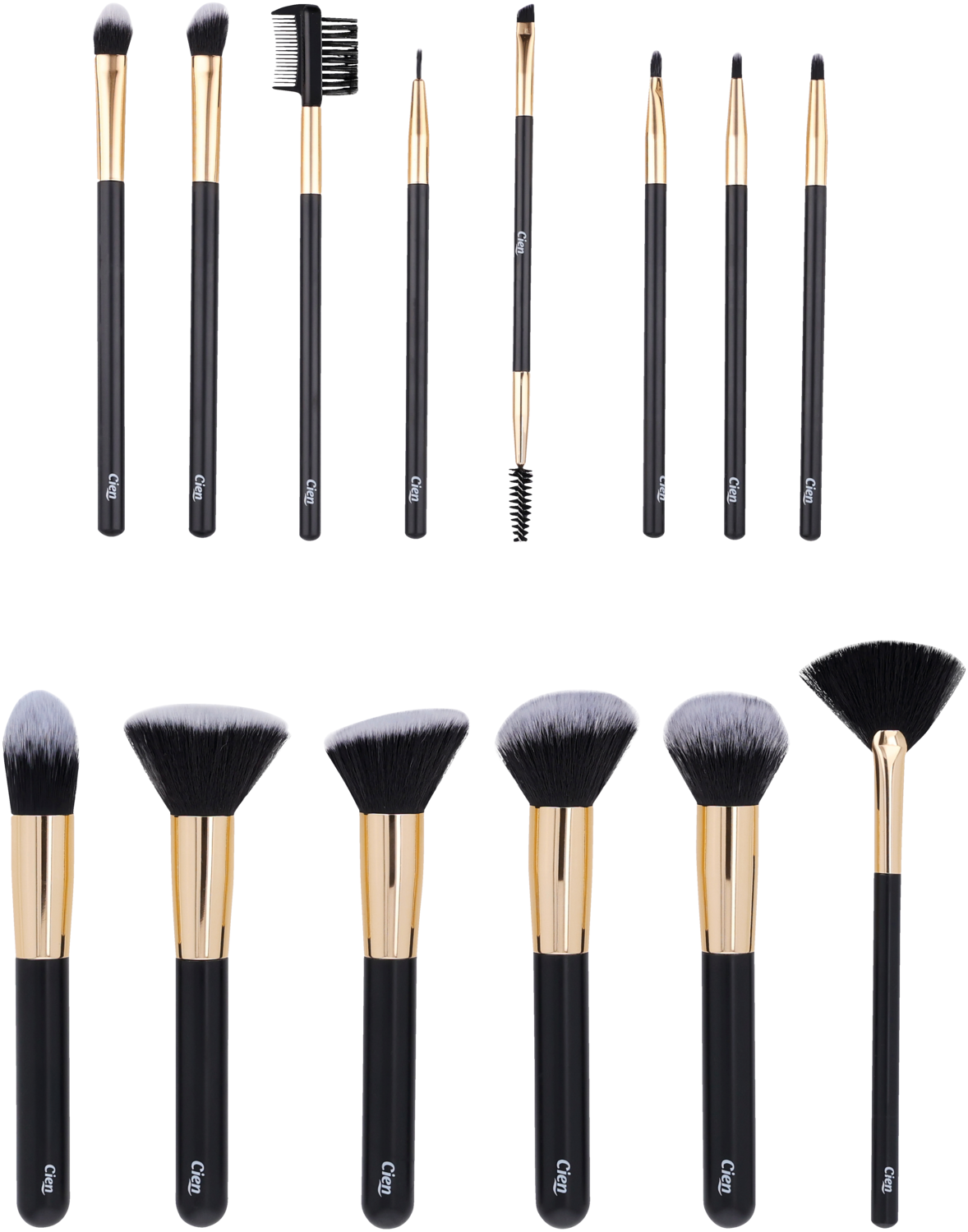 CIEN Make-up kwasten, 14-delig