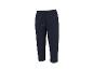 Donkerblauwe 3/4 joggingbroek met trekkoord in de taille.