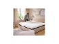 LIVARNO home pocketveringmatras op een tweepersoonsbed in een moderne slaapkamer.