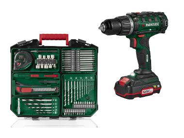 Lidl-shop PARKSIDE® Accu-schroefboormachine set 20 V met 2 Ah accu en 2,4 A lader aanbieding