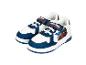 Kindersneakers met Bliksem McQueen-motief, wit en donkerblauw