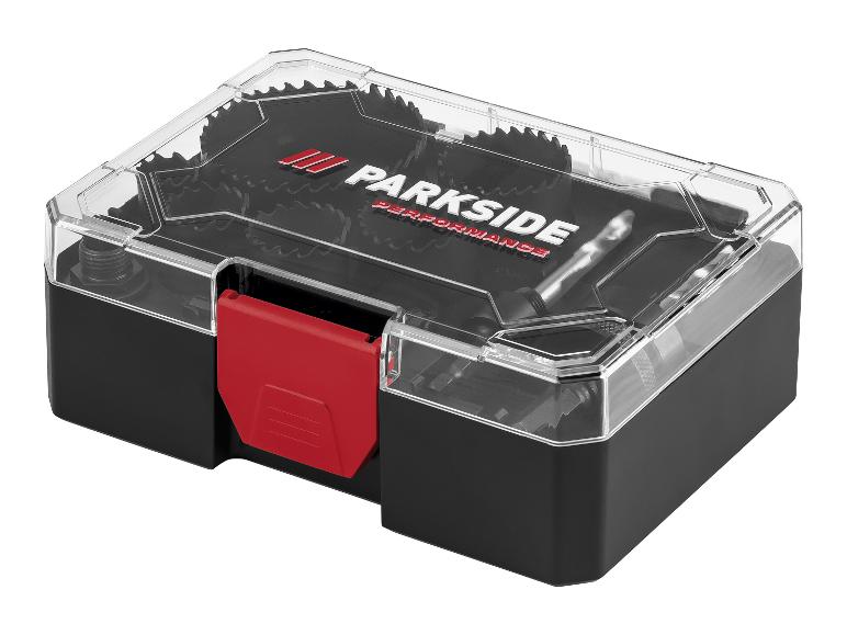 Parkside Performance boor- en zaagset in opbergkoffer.