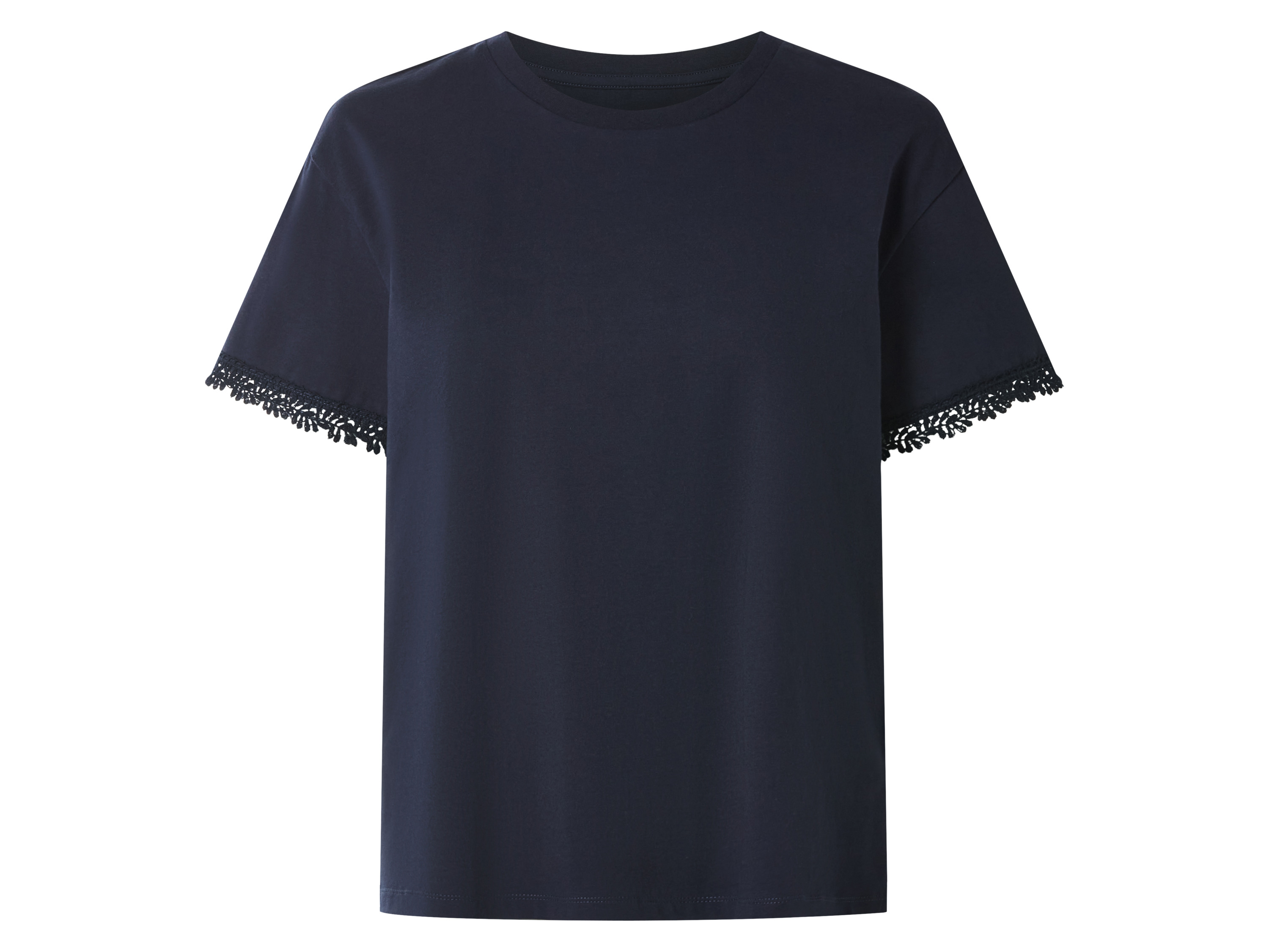 esmara Dames T-shirt (Marineblauw, L (44/46))