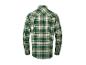 Groen-beige geruit flanellen overhemd voor heren.