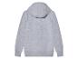 Grijze hoodie.