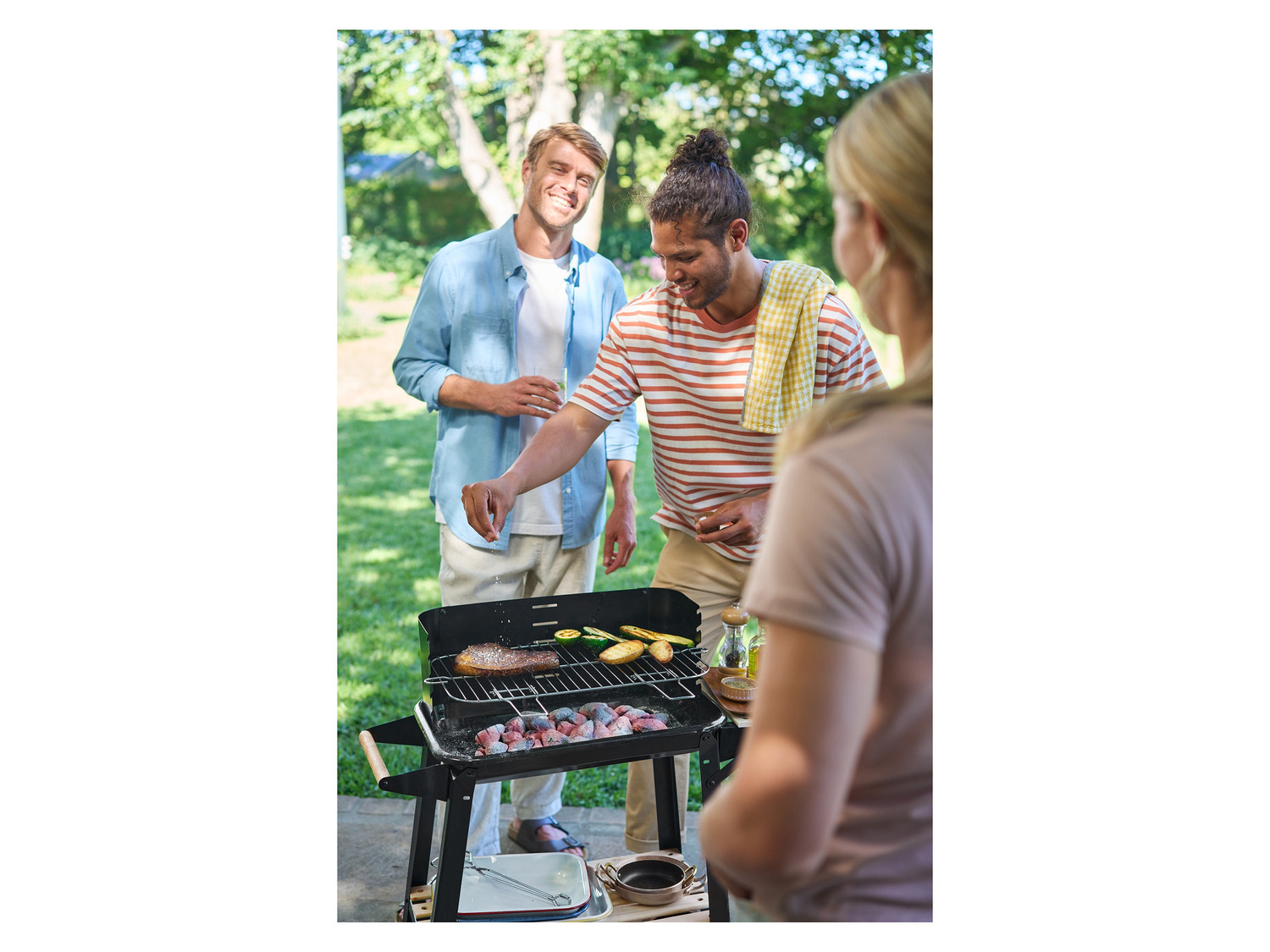 Houtskoolgrillwagen Kansas online kopen LIDL