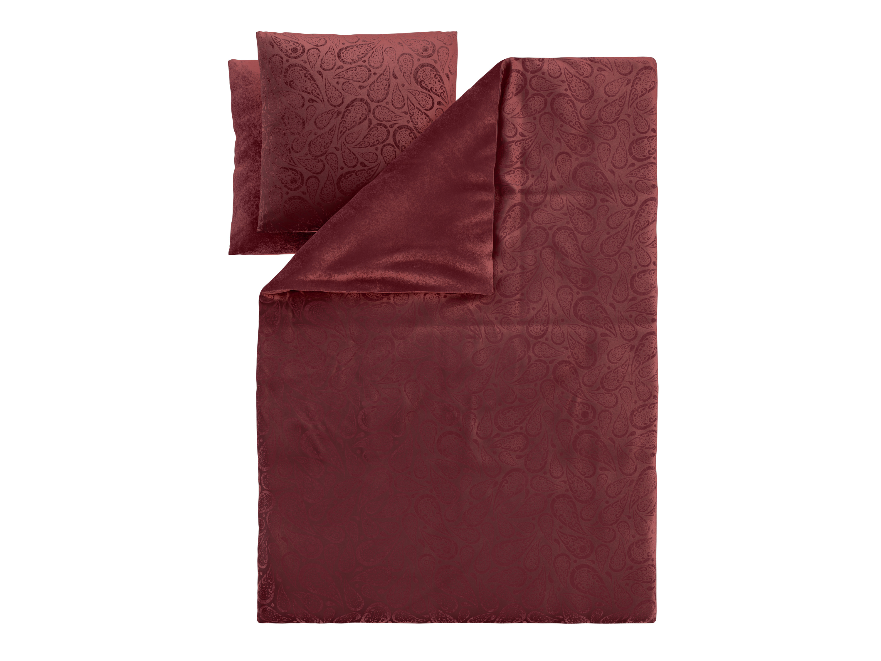 LIVARNO Pluche dekbedovertrek 240 x 220 cm (Rood) afbeelding
