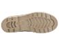 Beige laarszool met een robuust tractiepatroon.