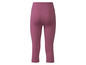 Donkerroze capri leggings voor sporten.
