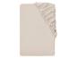 Beige hoeslaken met elastische hoeken