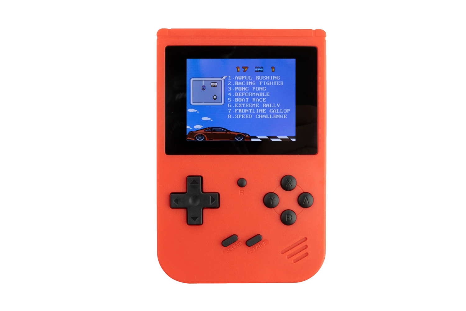 Retro spelcomputer (Rood)