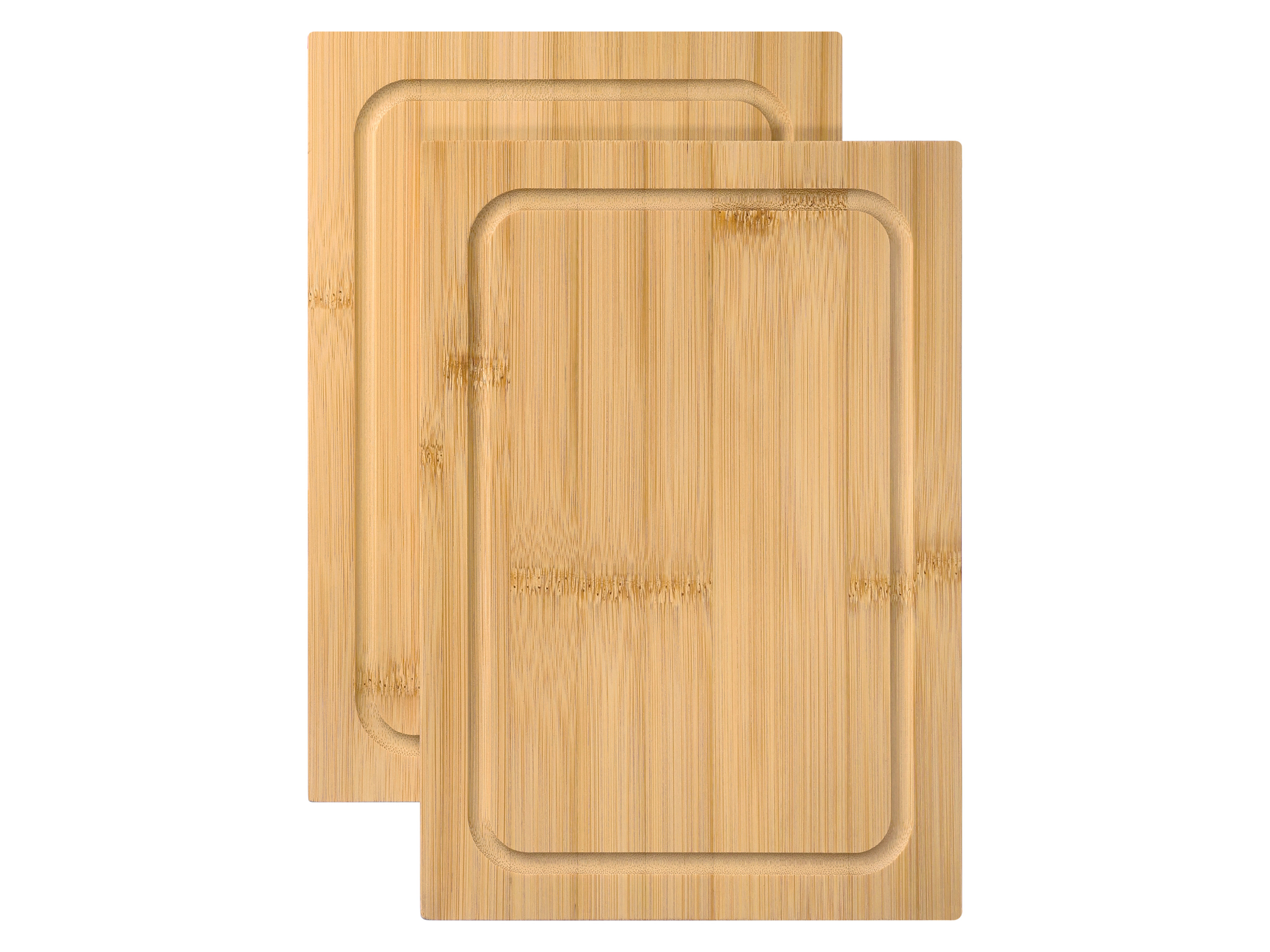 SILVERCREST Bamboe snijplank (kleine set van 2)