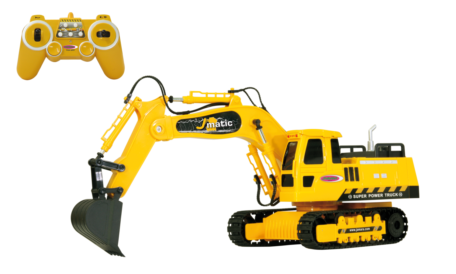 JAMARA RC bouwvoertuigen, 2-assig sort. (Graafmachine)