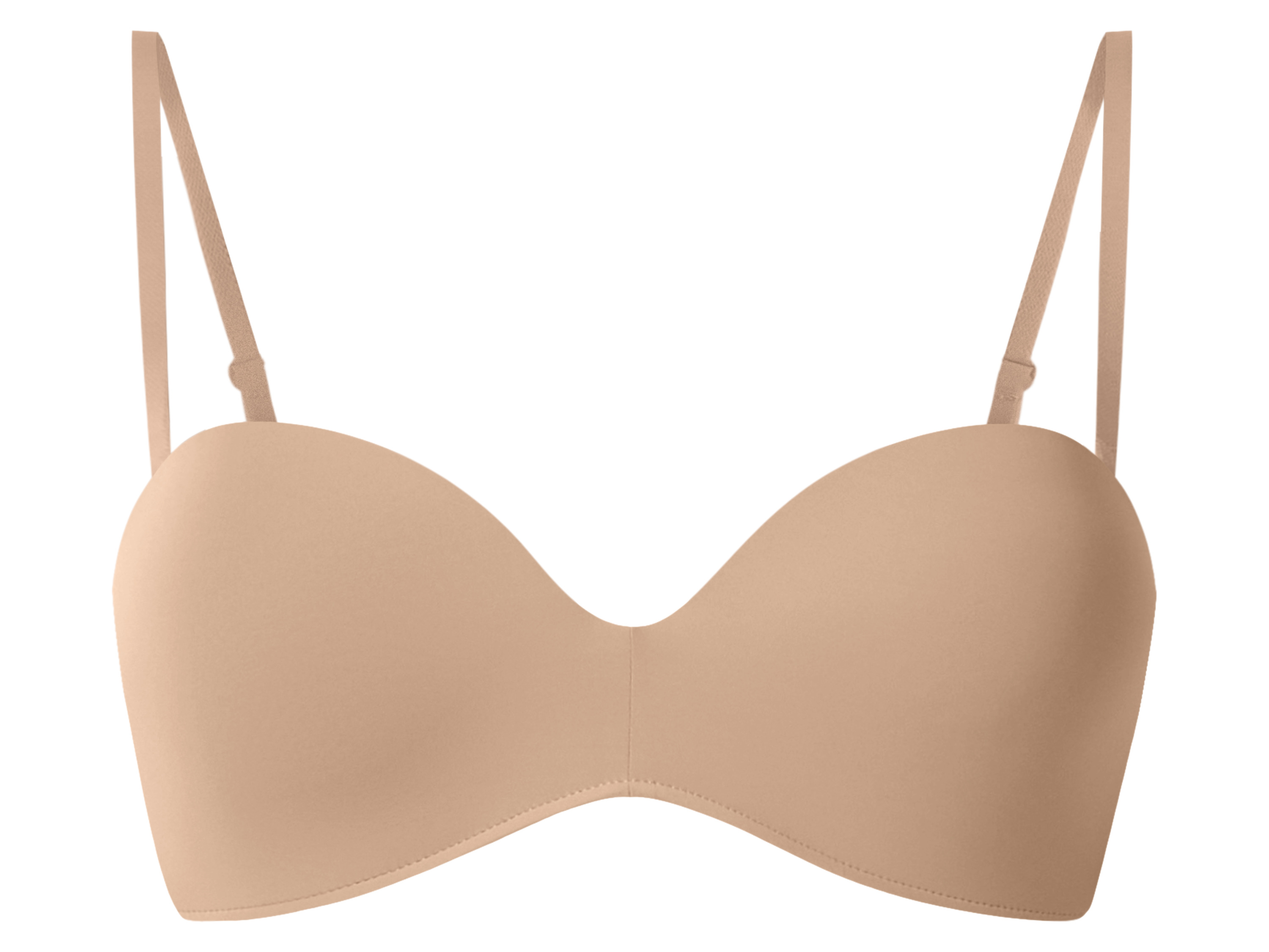 ESMARA Dames soft-bh zonder beugels (Crème, 80B)