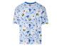 Lidl t-shirt, lichtblauw met supermarktprint.