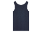 Donkerblauw tanktop.