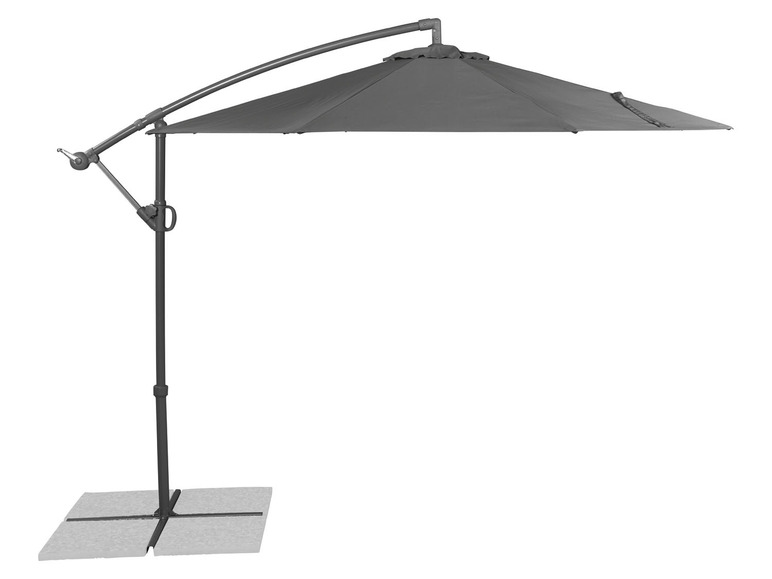 Ga naar volledige schermweergave: LIVARNO home Zwevende parasol Ø 300 cm - afbeelding 1
