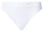 Witte geribbelde dames slip, hoog model.