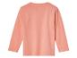 Een roze longsleeve shirt voor kinderen.