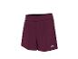 Bordeauxrode sportshorts met wit logo