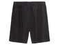 Zwarte shorts met elastische tailleband.