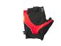 Korte fietshandschoenen, rood en zwart, merk Gel.