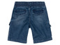 Blauwe denim short met zakken.
