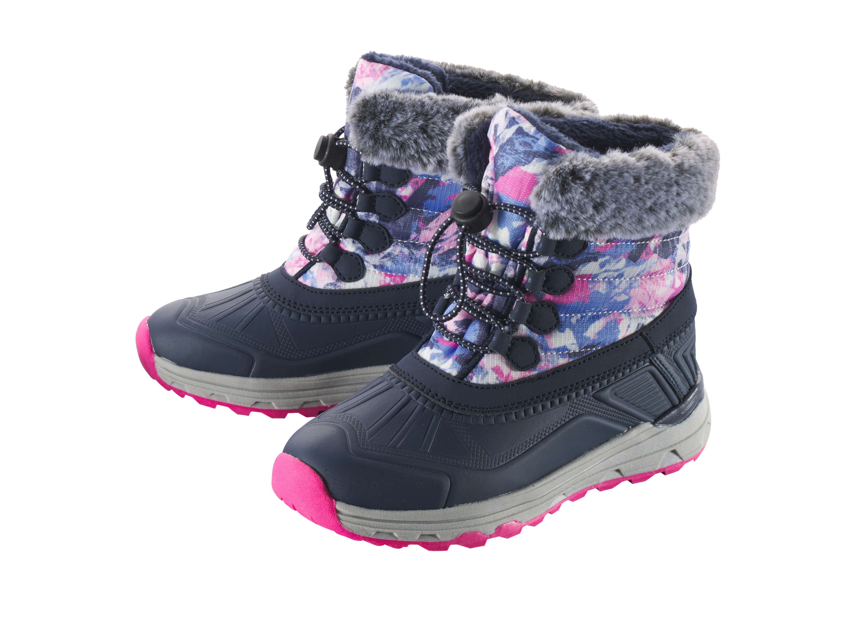 CRIVIT Kinder snowboots (Donkerblauw/roze, 35)