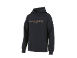 Zwarte hoodie met gestreepte tekst 'PARKSIDE EST. 1996'