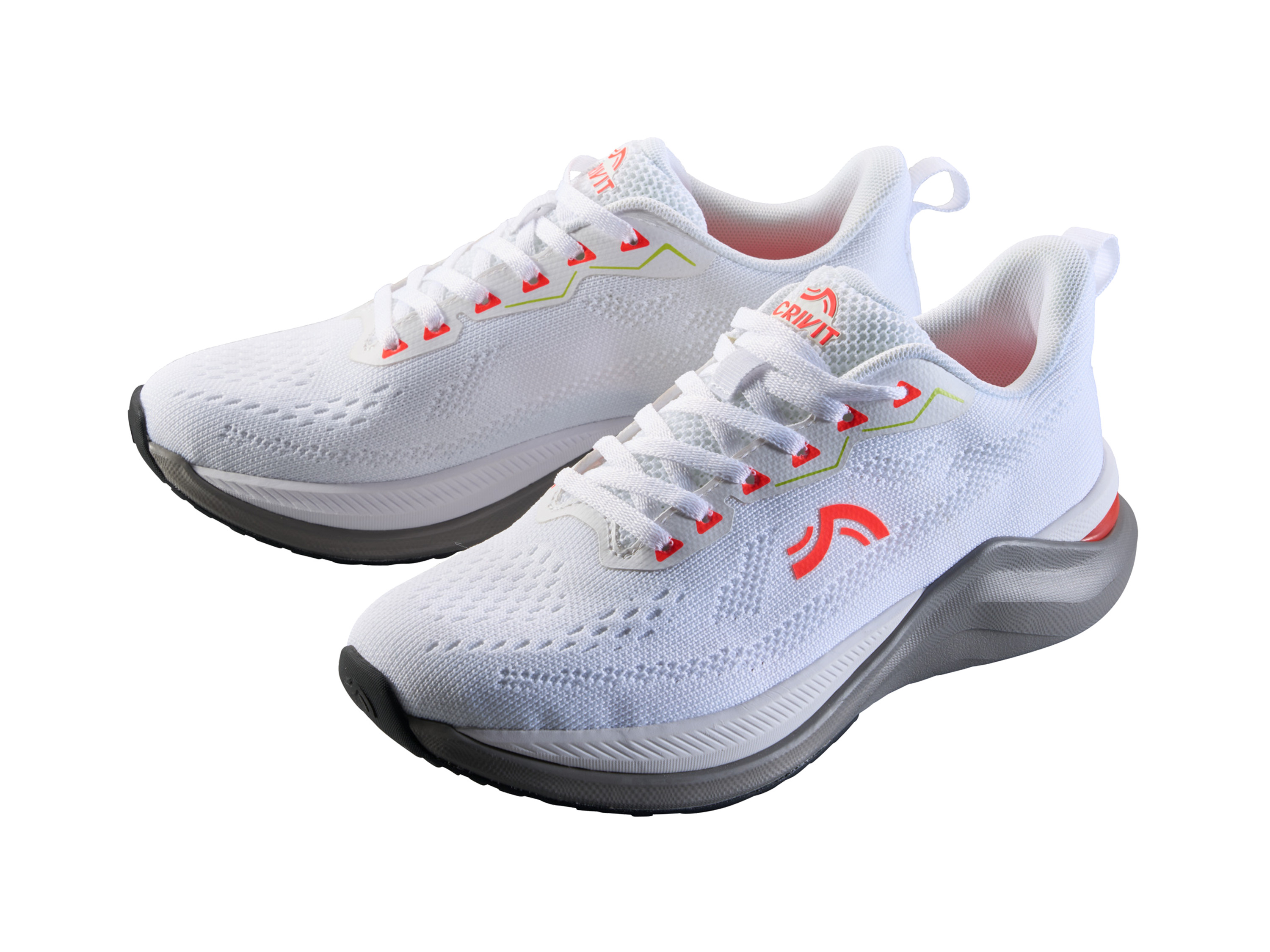CRIVIT Dames hardloopschoenen (wit, 38)