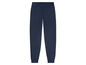 Donkerblauwe joggingbroek met elastische tailleband.