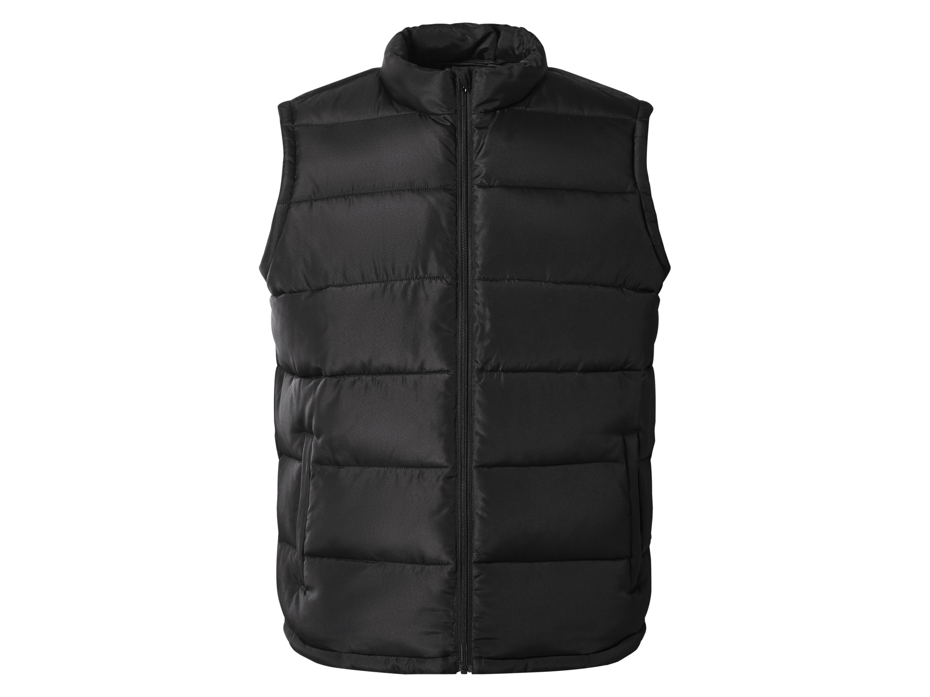 ESMARA MEN Heren gewatteerde bodywarmer, plus size (Zwart, 4XL (68/70))