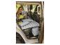 Slaapzak en opblaasbaar matras voor auto.