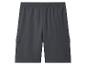 Donkergrijze cargoshorts met elastische tailleband en zijzakken