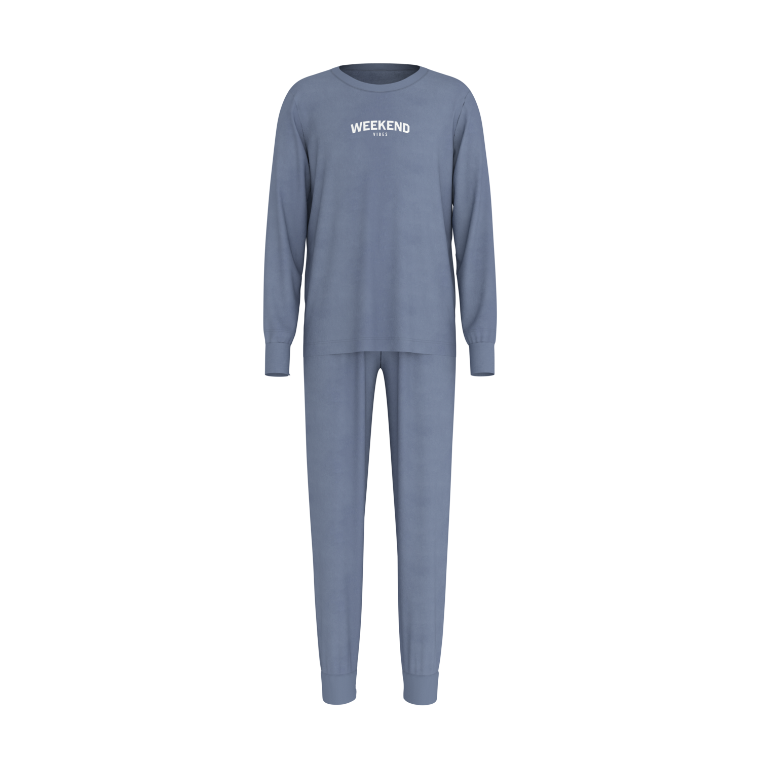 ESMARA KIDS Kinder fleece pyjama (Blauw, 146/152)