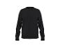Zwart sweatshirt met lange mouwen en ronde hals