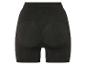 Zwarte naadloze shorts voor dames.
